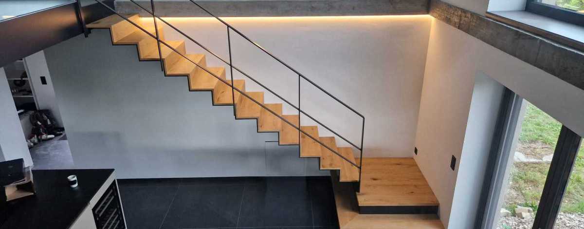 Veredelung Faltwerktreppe Parkett Hartmann